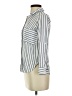 Korye 100% Rayon Stripes Blue Long Sleeve Blouse Size XS - photo 5
