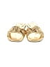 J.Crew 100% Leather Gold Sandals Size 7 - photo 2