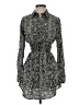 Wishing Waves 100% Polyester Polka Dots Black Casual Dress Size S - photo 1