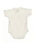Just Kidding Solid Ivory Short Sleeve Onesie Size 1 mo - photo 1