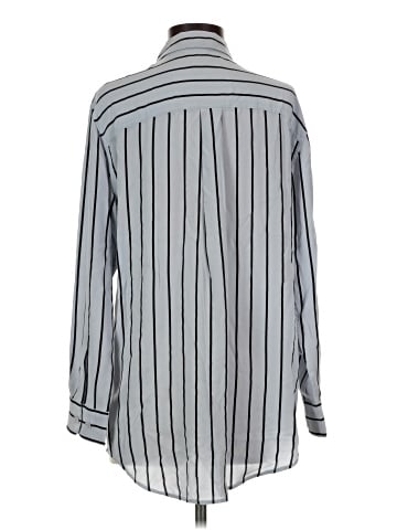 Equipment Long Sleeve Silk Top (view 2)