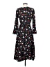 Marc Jacobs 100% Silk Floral Black Casual Dress Size 2 - photo 2