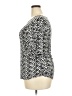 Apt. 9 Graphic Black Silver 3/4 Sleeve T-Shirt Size XXL - photo 5
