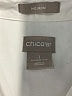 Chico's 100% Cotton Ivory Long Sleeve Blouse Size Med (1) - photo 7
