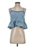 Madewell 100% Cotton Blue Sleeveless Top Size 00 - photo 1