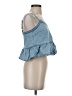 Madewell 100% Cotton Blue Sleeveless Top Size 00 - photo 4