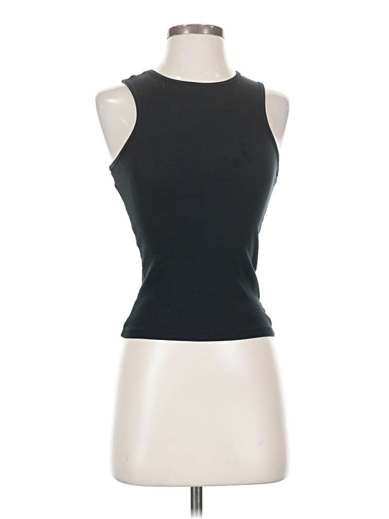 Pre-owned Cotton On Sleeveless Top Black Halter Neckline Tops