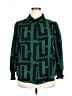 Shein Curve 100% Polyester Green Long Sleeve Blouse Size 2X - photo 1