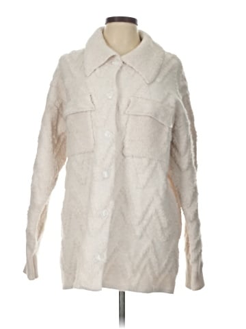 Flat White Pullover Sweater (view 1)