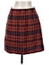 J.Crew Plaid Red Wool Skirt Size 2 - photo 1