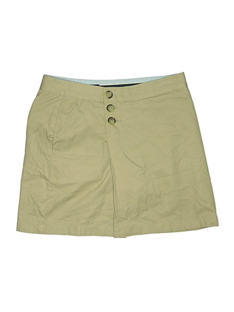 Pre-owned Lands' End Casual Skirt In Tan