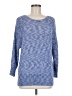 Dana Buchman Chevron-herringbone Blue Pullover Sweater Size M - photo 1