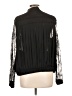 Kate & Mallory designs 100% Polyester Metallic Silver Jacket Size L - photo 2