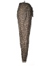 Beachgold 100% Rayon Animal Print Brown Casual Pants Size M - photo 4