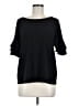 INC International Concepts Black 3/4 Sleeve Top Size M - photo 1