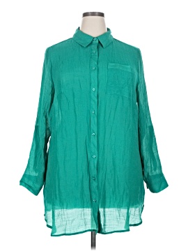 Indigo Rose 3/4 Sleeve Blouse