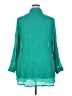 Indigo Rose Teal 3/4 Sleeve Blouse Size 2X - photo 2