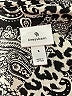 DressBarn 100% Polyester Paisley Silver 3/4 Sleeve Blouse Size S - photo 7
