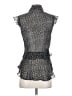 Sugarlips 100% Polyester Silver Sleeveless Blouse Size S - photo 2
