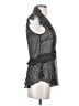 Sugarlips 100% Polyester Silver Sleeveless Blouse Size S - photo 4