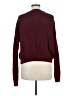 Shein 100% Acrylic Color Block Burgundy Pullover Sweater Size 6 - photo 2