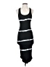 Sundry Stripes Black Cocktail Dress Size Sm (1) - photo 1
