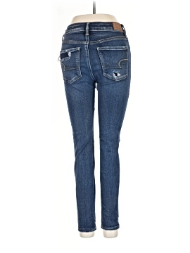 Pantalon Femme American Eagle Outfitters - Coupe Droite, Taille 6, Multicolore Rayé - Occasion