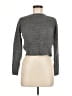 Ashley by 26 International 100% Polyester Metallic Gray Turtleneck Sweater Size M - photo 1