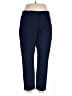 Susan Graver Solid Blue Dress Pants Size L (petite) - photo 1