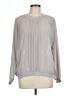 De Collection 100% Polyester Gray Long Sleeve Blouse Size L - photo 1