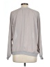 De Collection 100% Polyester Gray Long Sleeve Blouse Size L - photo 2