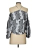 Leith 100% Polyester Gray 3/4 Sleeve Blouse Size XS - photo 2