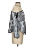 Leith 100% Polyester Gray 3/4 Sleeve Blouse Size XS - photo 4