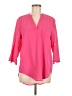 Jordann Pink 3/4 Sleeve Blouse Size M - photo 1