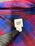 Gap Plaid Red Long Sleeve Button-Down Shirt Size M - photo 7