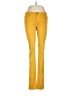 Just Black Color Block Yellow Jeans Size 27 waist - photo 1