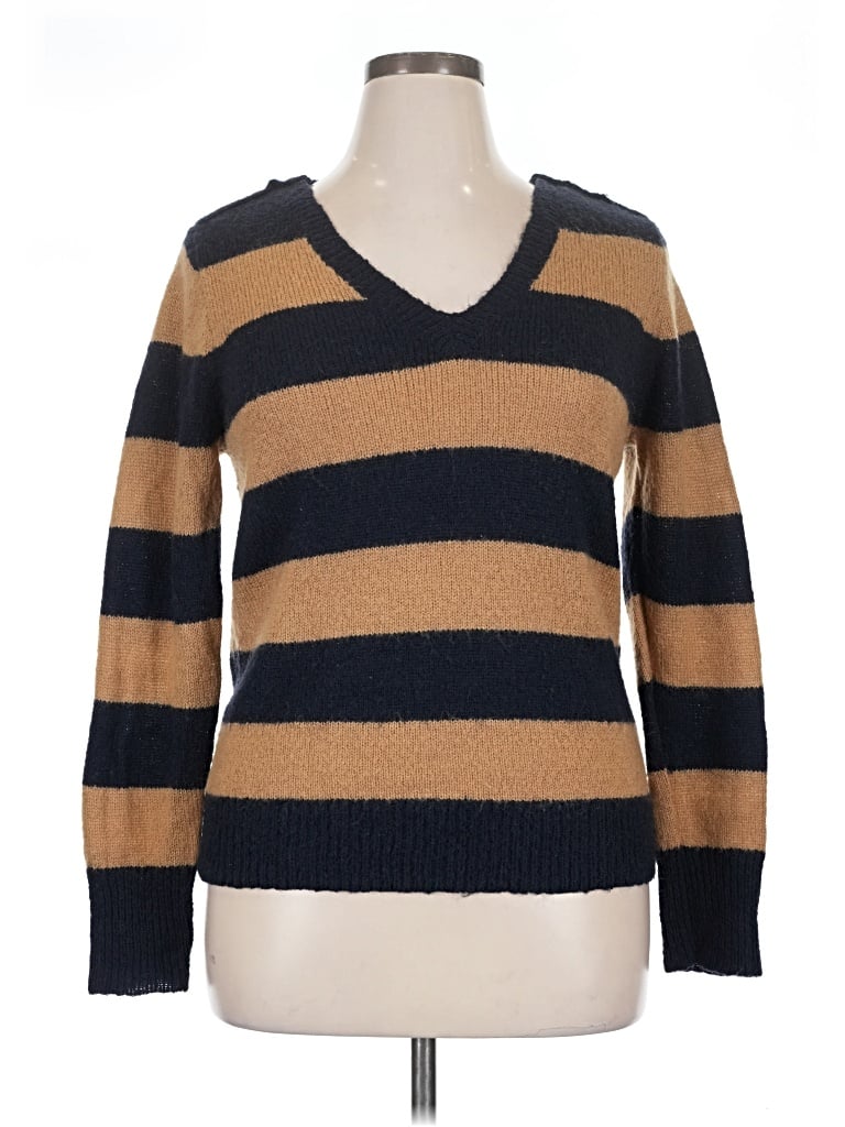 Pre-owned Jcrew Pullover Sweater In Brown