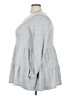 A.gain Gray Long Sleeve Top Size 3X - photo 5