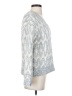 Ann Taylor LOFT Chevron-herringbone Silver Pullover Sweater Size XS - photo 4