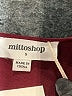 Mittoshop 100% Polyester Solid Burgundy Casual Dress Size S - photo 7
