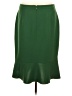 Ann Taylor Solid Green Formal Skirt Size 8 - photo 2