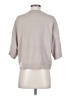 Unbranded Gray 3/4 Sleeve Button-Down Shirt Size XXS - photo 2