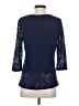 Coldwater Creek Blue 3/4 Sleeve T-Shirt Size S - photo 2