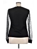 Unbranded 100% Polyester Black Long Sleeve Blouse Size XL - photo 2