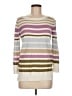 Ann Taylor LOFT Outlet Stripes Ivory Pullover Sweater Size M - photo 1