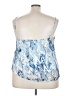 Adrienne 100% Polyester Blue Sleeveless Blouse Size 3X - photo 2