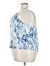 Adrienne 100% Polyester Blue Sleeveless Blouse Size 3X - photo 5