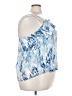 Adrienne 100% Polyester Blue Sleeveless Blouse Size 3X - photo 4