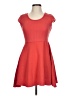 mYTH Solid Red Casual Dress Size L - photo 1