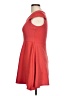 mYTH Solid Red Casual Dress Size L - photo 5